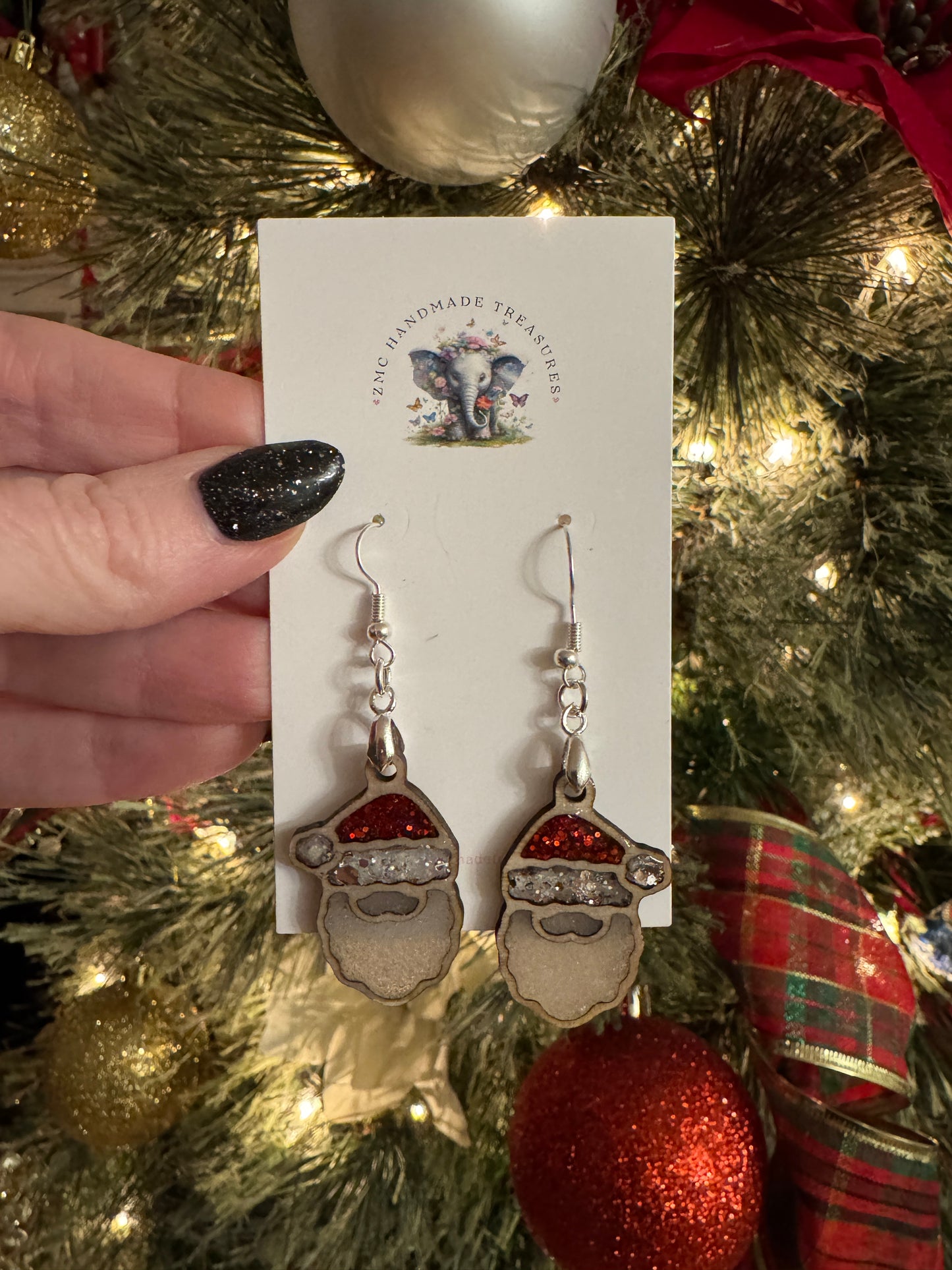 Santa Earrings