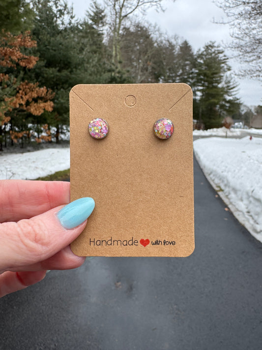 Birthday Confetti Studs