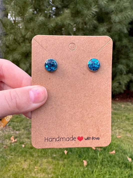 Sapphire Blue Studs