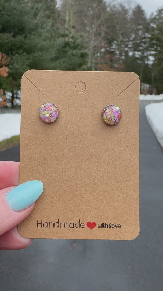 Birthday Confetti Studs
